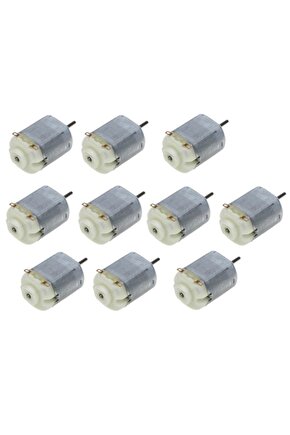 10 Adet Dc Motor, Deney Motoru, 3v, 6v Motor Yüksek Devir Dinamo Motor