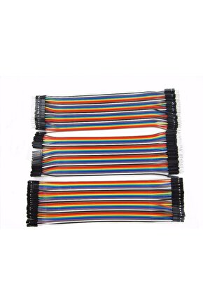 120 Adet 20 Cm Jumper Kablo Set 3 Adet 40 Pin Seti Kablo