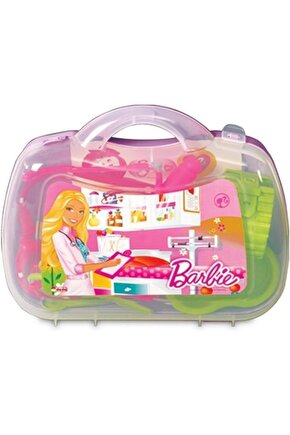 Pembe Barbie Oyuncak Doktor Seti Çantası