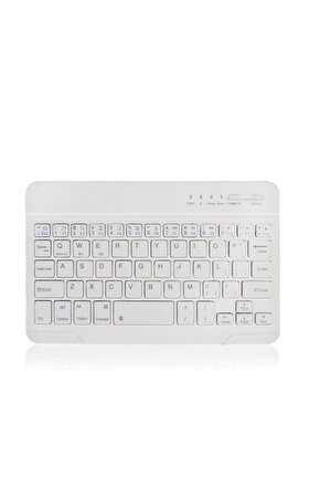 Lenovo Tab M7 Tb-7305f 7 Uyumlu Bleutooth Tablet Klavyesi Mini Slim Şarjlı Kablosuz Klavye