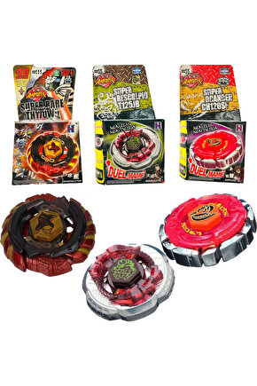 Metal Fusion Mercury Anubis (BB-111) & Rescolpio(BB-65) & Geminos (BB-55) Fırlatıcısız(ETCI3)