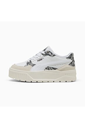 Kadın Beyaz Karmen Ii Idol Snake Chic Sneaker Ayakkabı 400395-01