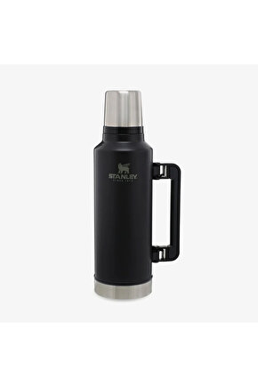 Klasik Vakumlu Paslanmaz Çelik 1.9L Unisex Siyah Termos