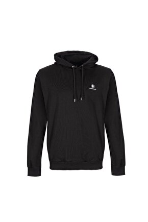 1w Sn73 Basıc Hoodıe 1pr,sıyah, Xxl