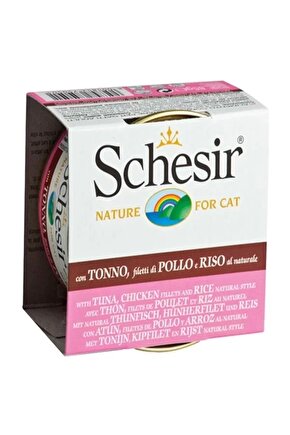 Ton Balıklı ve Tavuklu Naturel Konserve Kedi Maması 85 Gr