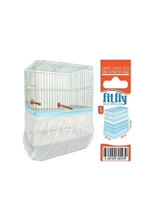 Kapalı Lüx Kuş Kafesi Tülü Small