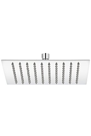20x20 Cm Paslanmaz Kare Ultra Ince Tepe Duş Başlığı Inox