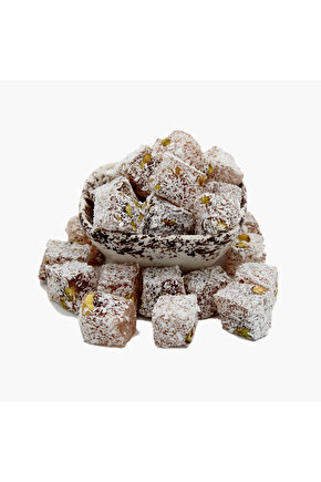 Çifte Kavrulmuş Hindistan Cevizli Kuş Lokumu-glutensiz-tatlandırıcı Içermez-doğal Lezzet (400 GR)