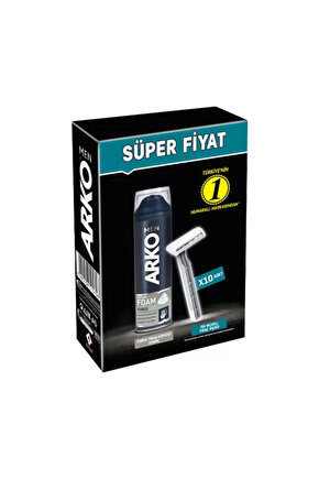 10 Adet Tekli Tıraş Bıçağı Force Tıraş Köpüğü Pro 200 ml