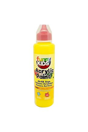 Funny Kids 500ml Akrilik Boya Sarı