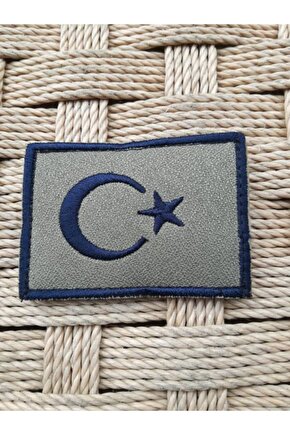 Kamuflaj Renk Ayyildiz Patch Arma Pec
