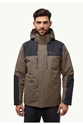A61872_5719 JASPER INS JKT M Erkek Outdoor Ceketi Kahverengi