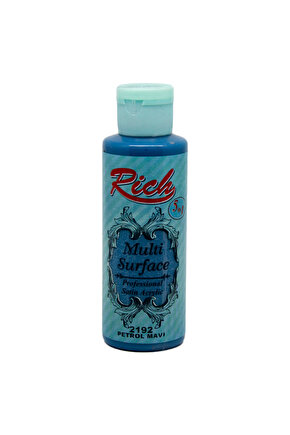 Rıch Multi Akrilik Boya 2192 Petrol Mavi 120 Cc