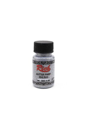 Glitter Paint Simli Boya 50 cc. 9002 GÜMÜŞ