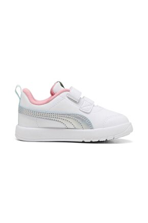 Çocuk Beyaz Courtflex V3 Spacebelle Vinf Günlük Ayakkabı 404346-01