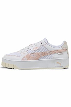 Carina Street Lux Crafted Flowers Sneakers BEYAZ