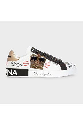 Scritte Fdo. Bianco Hakiki Deri Erkek Sneaker  CS1570 AZ268 HWF57