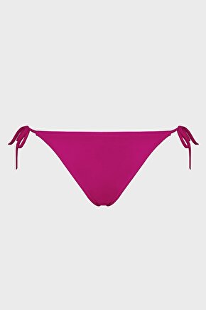 Logolu Yandan Bağcıklı Bikini Altı Kadın Bikini Altı Kw0kw01724 T01