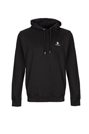 1w Sn73 Basıc Hoodıe 1pr,sıyah, Xxl