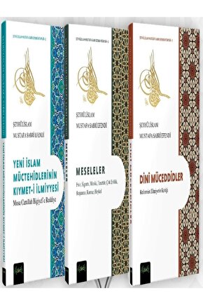 Şeyhülislam Mustafa Sabri Seti  Misvak Neşriyat Yayınevi  9786054791538