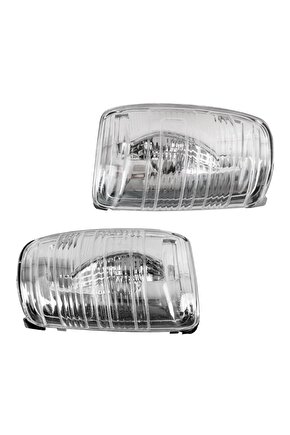 V363 Ford Transit için Ayna Sinyal Lambası-Beyaz-Sağ-Sol-SET