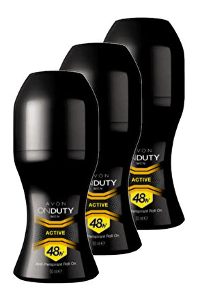 OnDuty Active Erkek Rollon 50 Ml. Üçlü Set