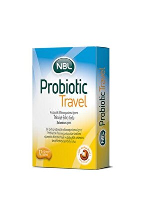 Probiotic Travel 12 Çiğneme Tableti