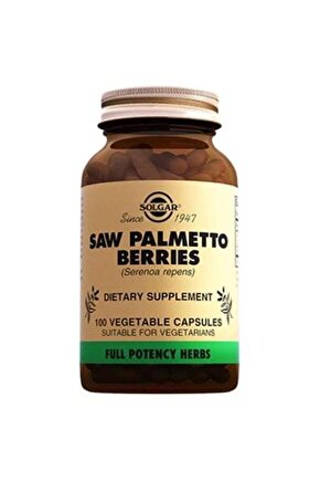 Saw Palmetto Berries 100 Kapsül