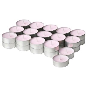 Lugnare Pembe 3.5 Saat Yasemin Kokulu Tealight Mum.