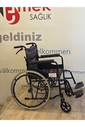 Ithal Lüks Tekerlekli Sandalye Manuel Engelli Hasta Taşıma Transfer Sandalyesi Arabası