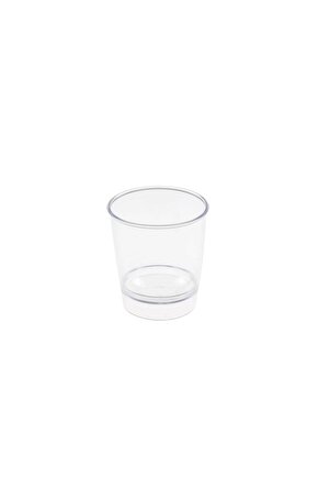 Mika Akrilik Shot Bardak Mum Bardağı 6x4.2 Cm 35 Cc - 12 Adet