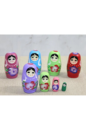 4lü Ahşap Matruşka Alk3814