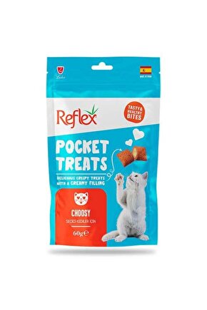 Pocket Treats Choosy Seçici Kediler için Tavuklu Kedi Ödülü 60 G