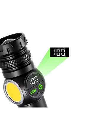 9 Mod Şarjlı Kamp Lambası El Feneri  Wt-704