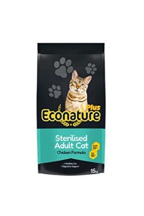 Plus Tavuklu Kısırlaştırılmış Yetişkin Kedi Maması 15 Kg