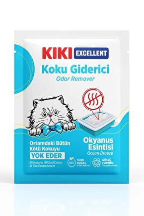Kedi Kumu Koku Giderici - Kötü Kokuları Giderir - Doğal Koku Giderici - Okyanus Esintisi 25 Gr.