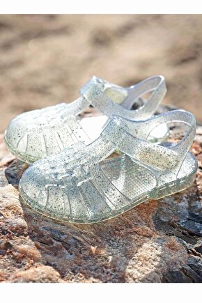 Çocuk Gri S10329 Clasica Cristal Çocuk Sandalet S10329 Terlik & Sandelet S10329-386-Tr.tra