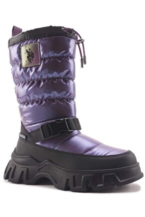 U.S. Polo Assn Poretta Unisex Çocuk Çizme Kar Botu MOR