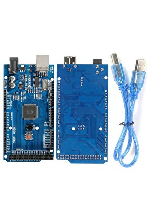 Arduino MEGA 2560 R3 Klon + USB Kablo - (USB Chip CH340)