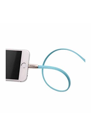 Ca1202 Çinko Alışım Yassı Dörtgen Lightning Data Şarj Kablosu