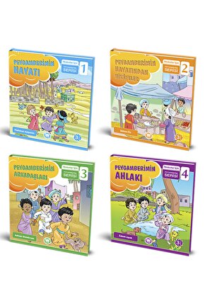 Ilkokullar Için Peygamberim Serisi (4 Kitap) Mahmut Kelpetin, Adnan Demircan, Adem Apak, Şaban Öz