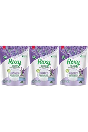 Roxy Bio Clean Matik Sabun Tozu 800gr Lavanta Bahçesi (3 LÜ SET) (78 YIKAMA)