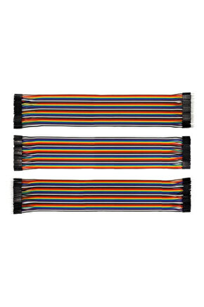 30 cm 120’li Dişi-dişi, Erkek-Erkek, Erkek-Dişi Jumper Kablo Seti