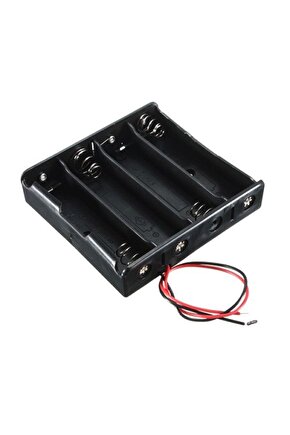 18650 Lityum İyon 4 lü Pil Yuvası