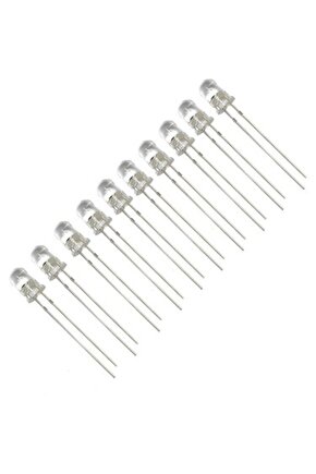 10 adet 5mm Beyaz Led