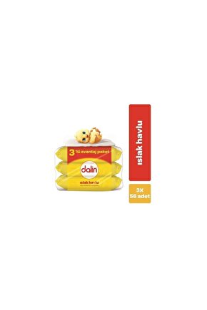 Islak Mendil 3 Lü 56 8 Kapaklı
