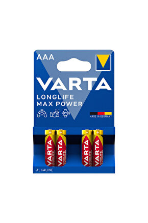 Max Tech Yüksek Performans Alkalin Seri Ince Pil Aaa 4lü 4703101404