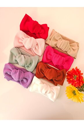 Kız Bebek & Çocuk Kaşkorse 8Li Bandana Set