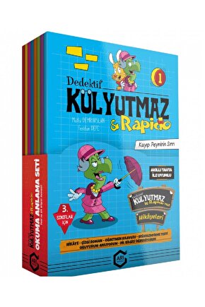 Arı Yayınları 3. Sınıf Dedektif Külyutmaz Ve Rafido 8 Kitap ( Okuma Anlama )