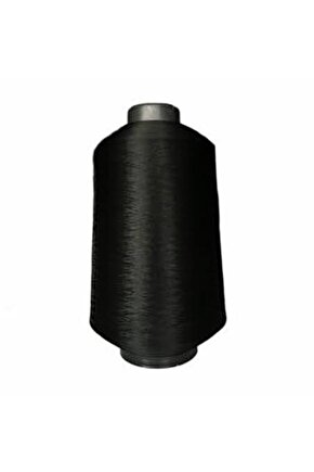 Siyah-beyaz Polyester Overlok Ipliği (muz Iplik)